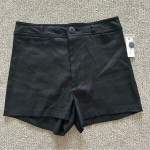 Maeve Black Linen Blend Shorts Size 28 |‎ Flat Front | NWT